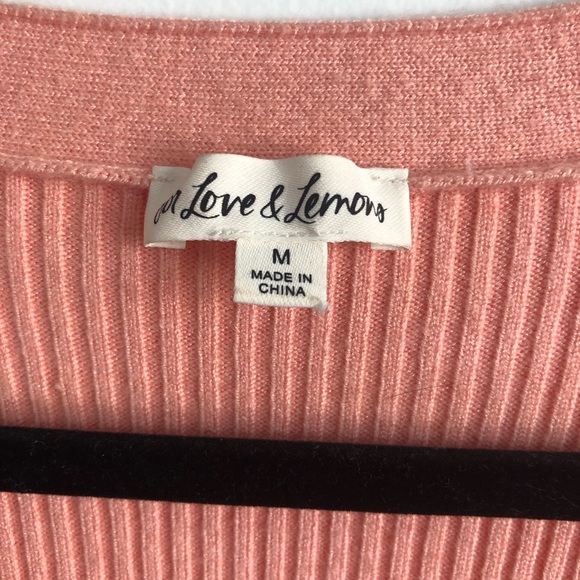 For love and lemons VS Nina cardigan with lace trim - Picture 6 of 7